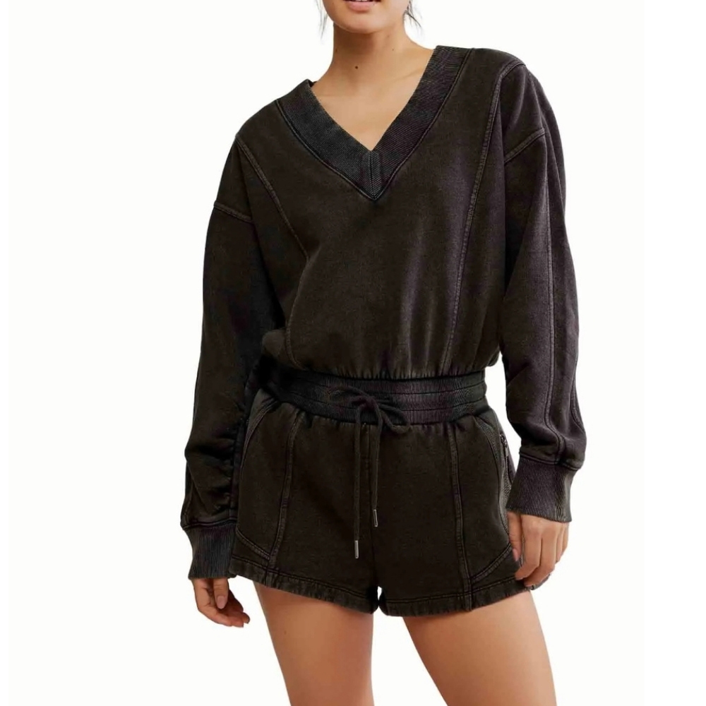 NWT Women's FREE PEOPLE Movement Intercept Romper - Picture 2 of 8